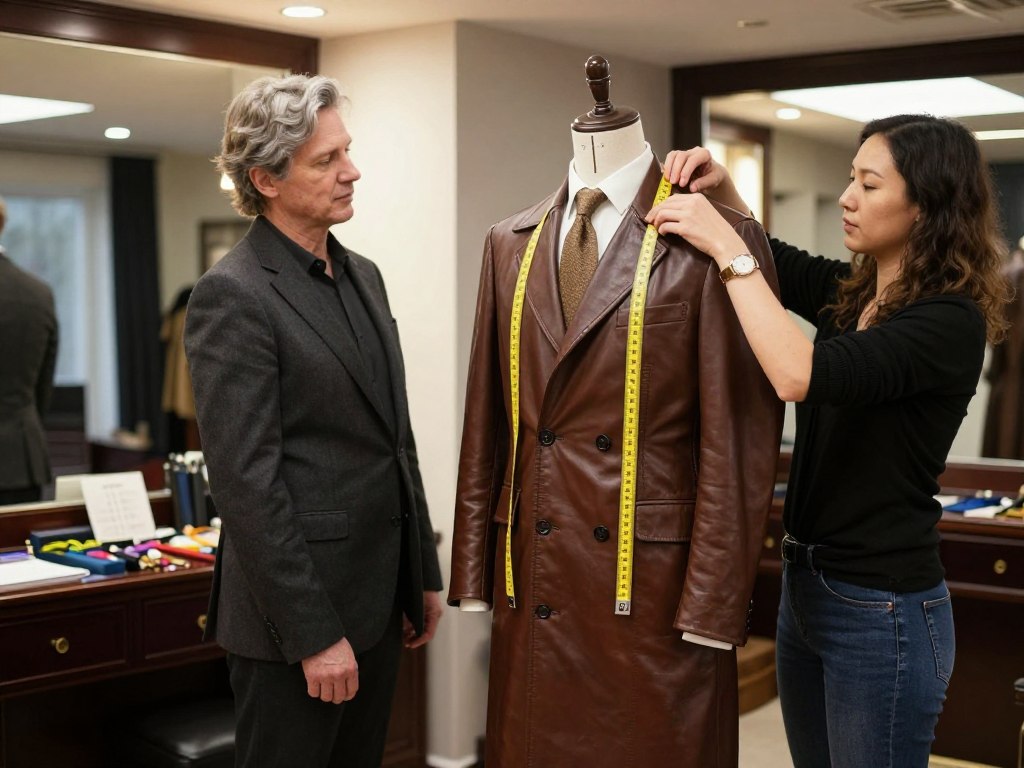 Leather Coat Length Shorten