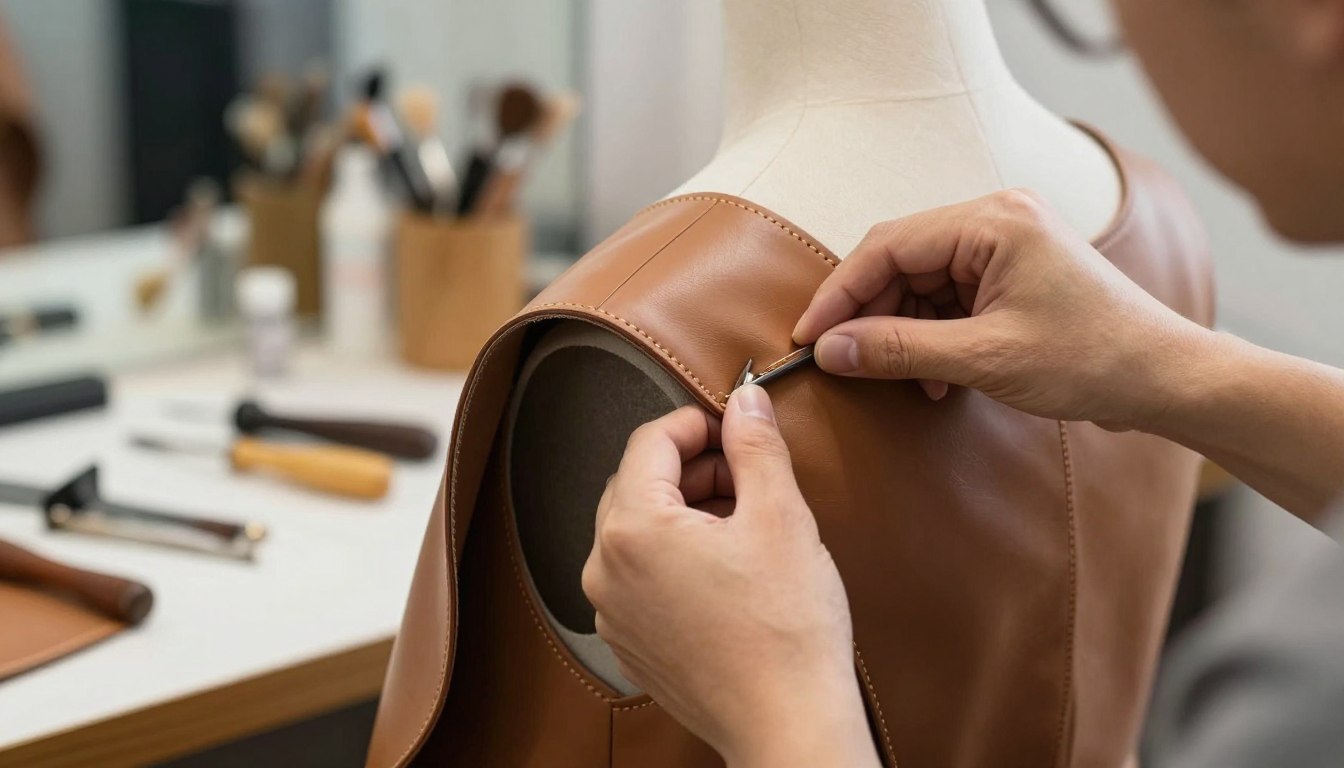 Leather Coat Shoulder Adjustment