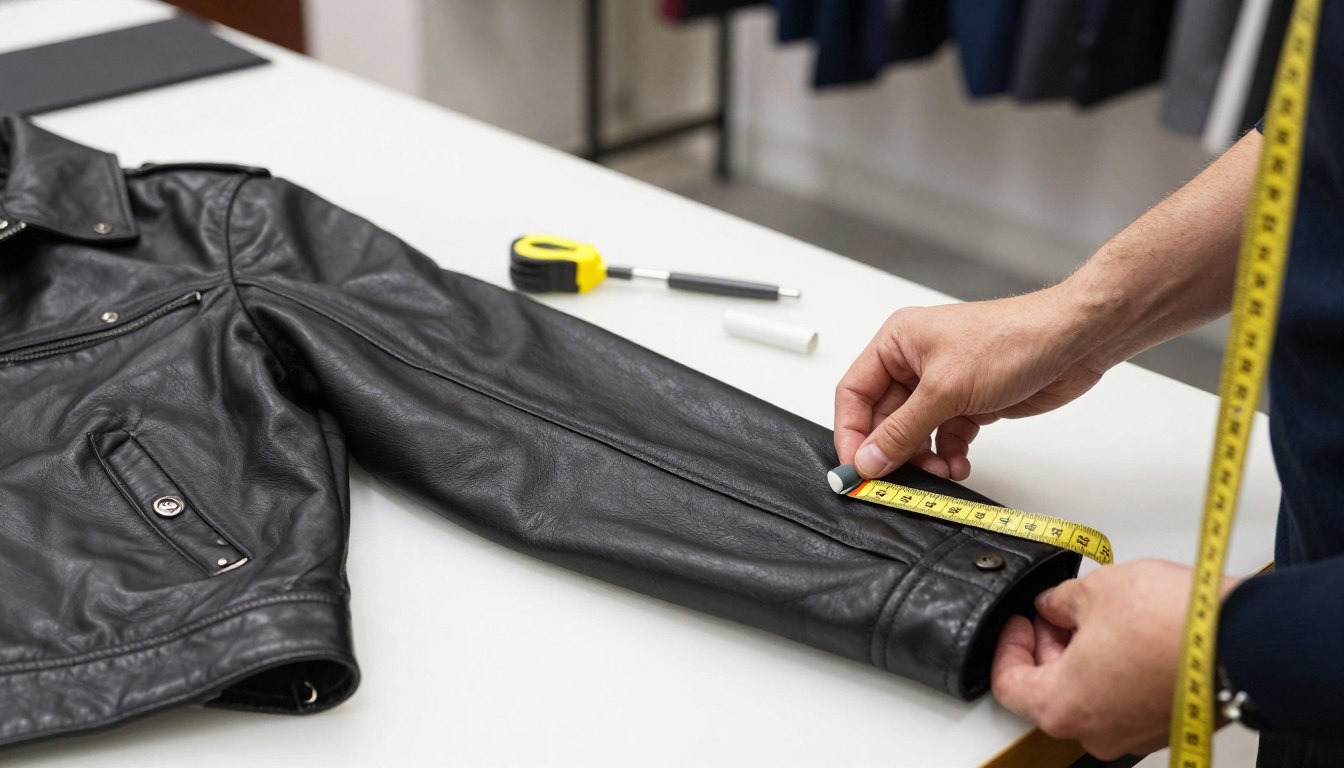 Leather Jacket Sleeve length adjustments